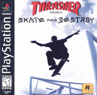 Skate and Destroy PAL Playstation  box art